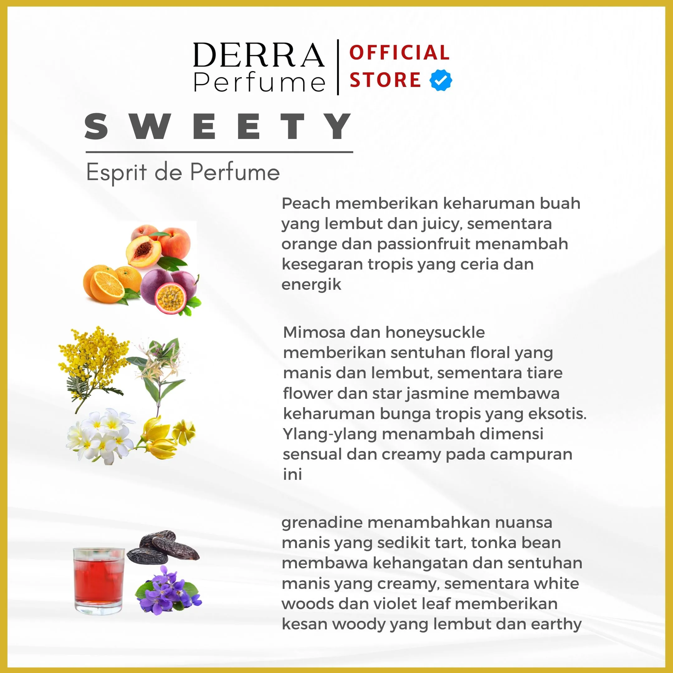 Sweety 30ml by Derra Perfume