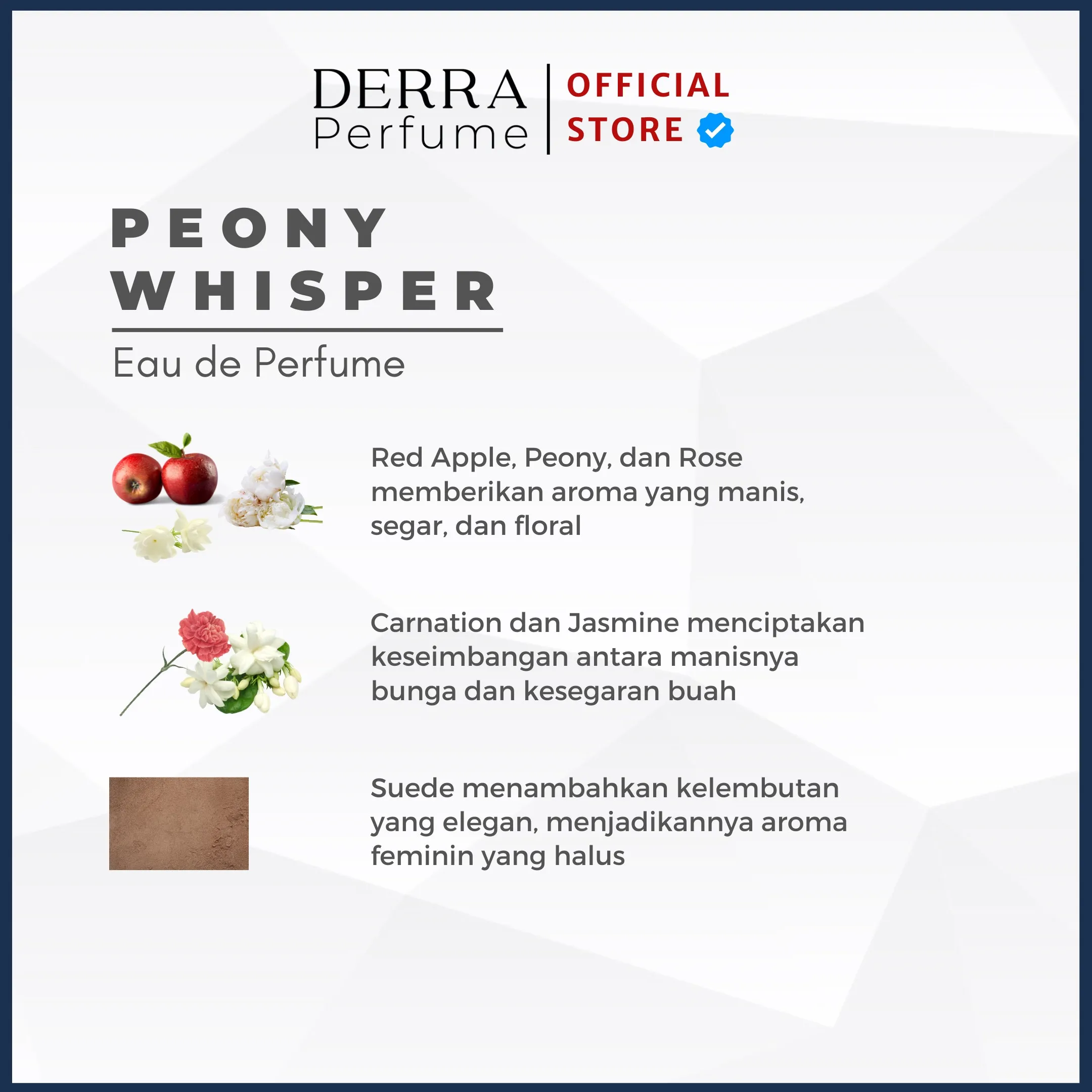 Peony Whisper by Derra Perfume | Eau De Perfume