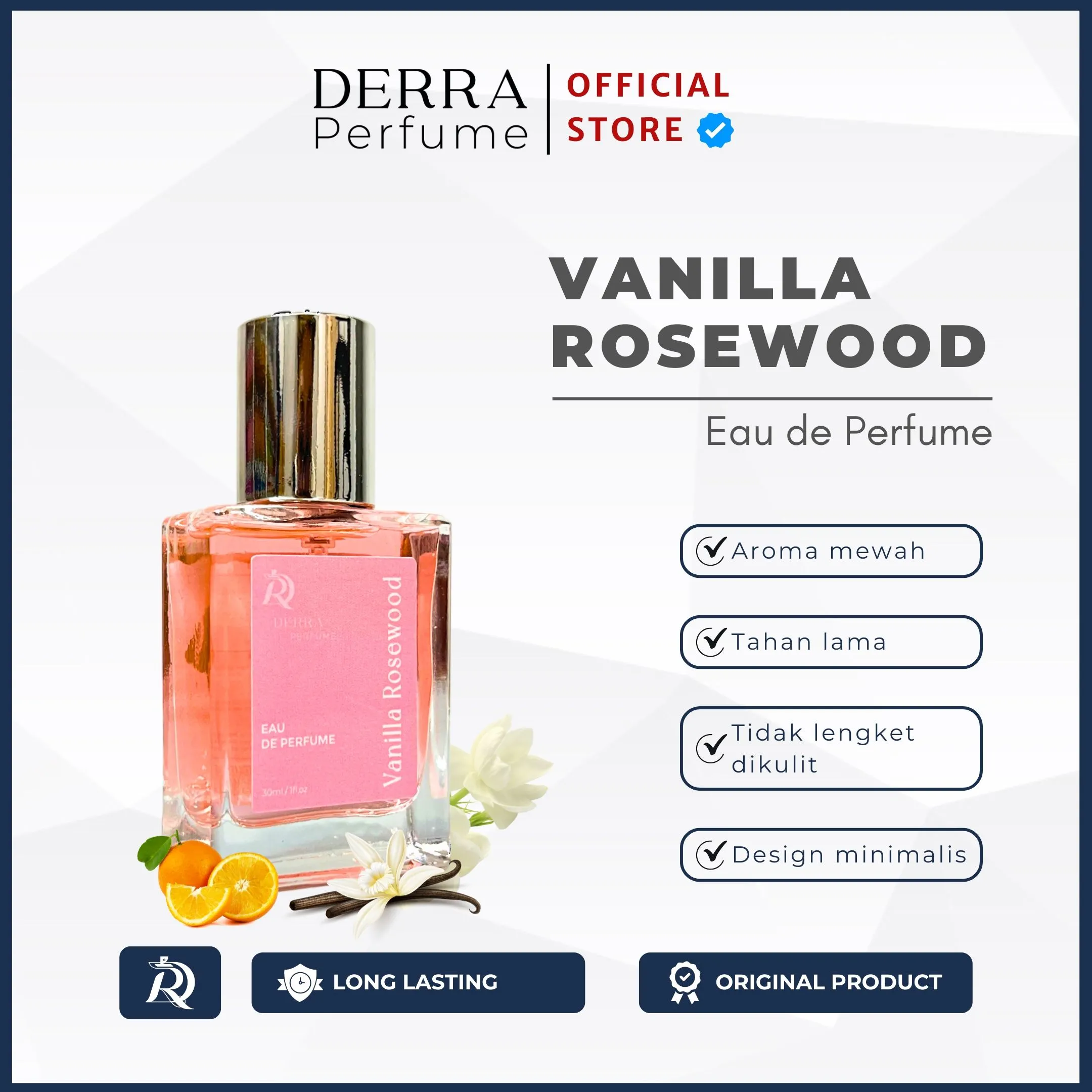 Vanilla Rosewood by Derra Perfume | Eau De Perfume