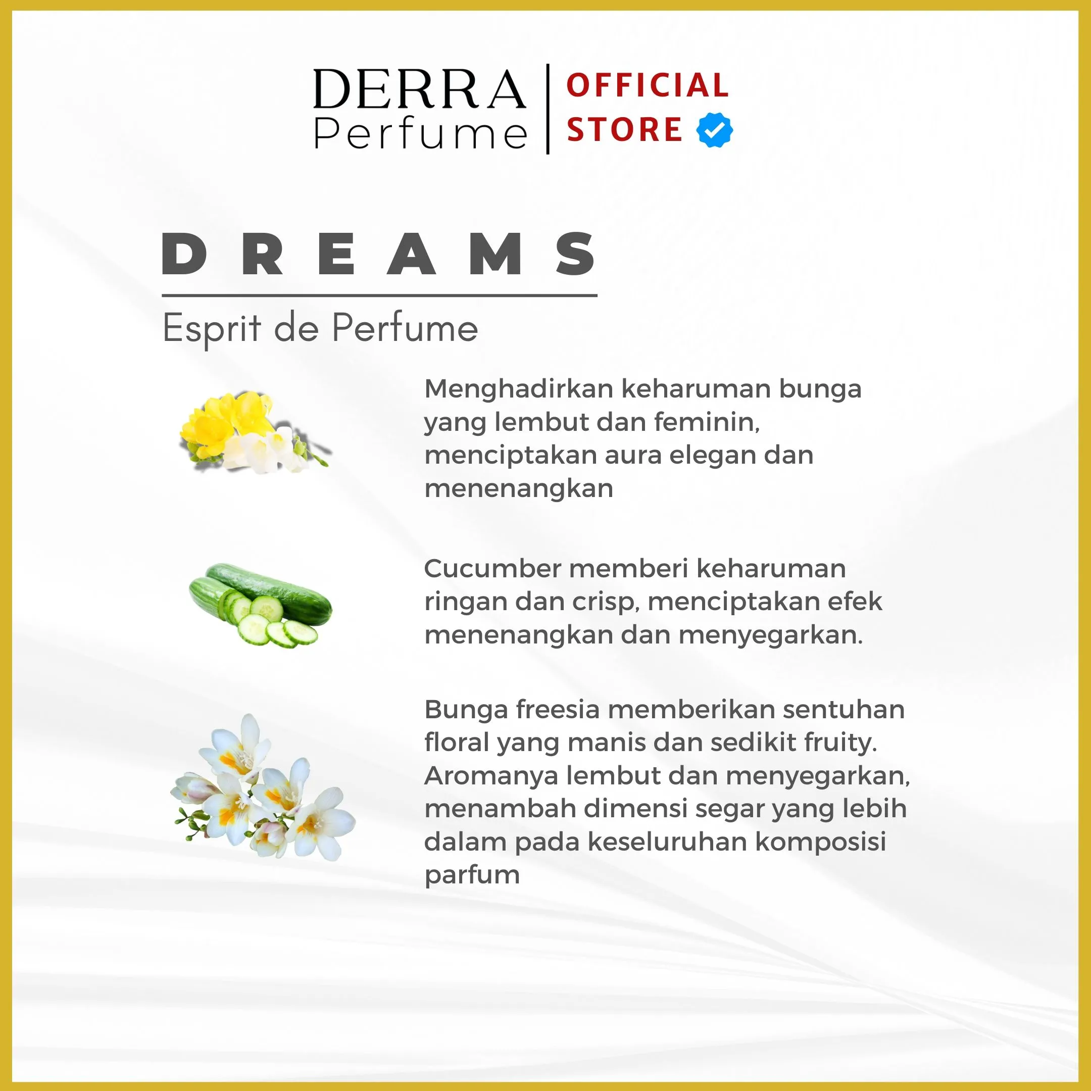 Dreams 30ml by Derra Perfume