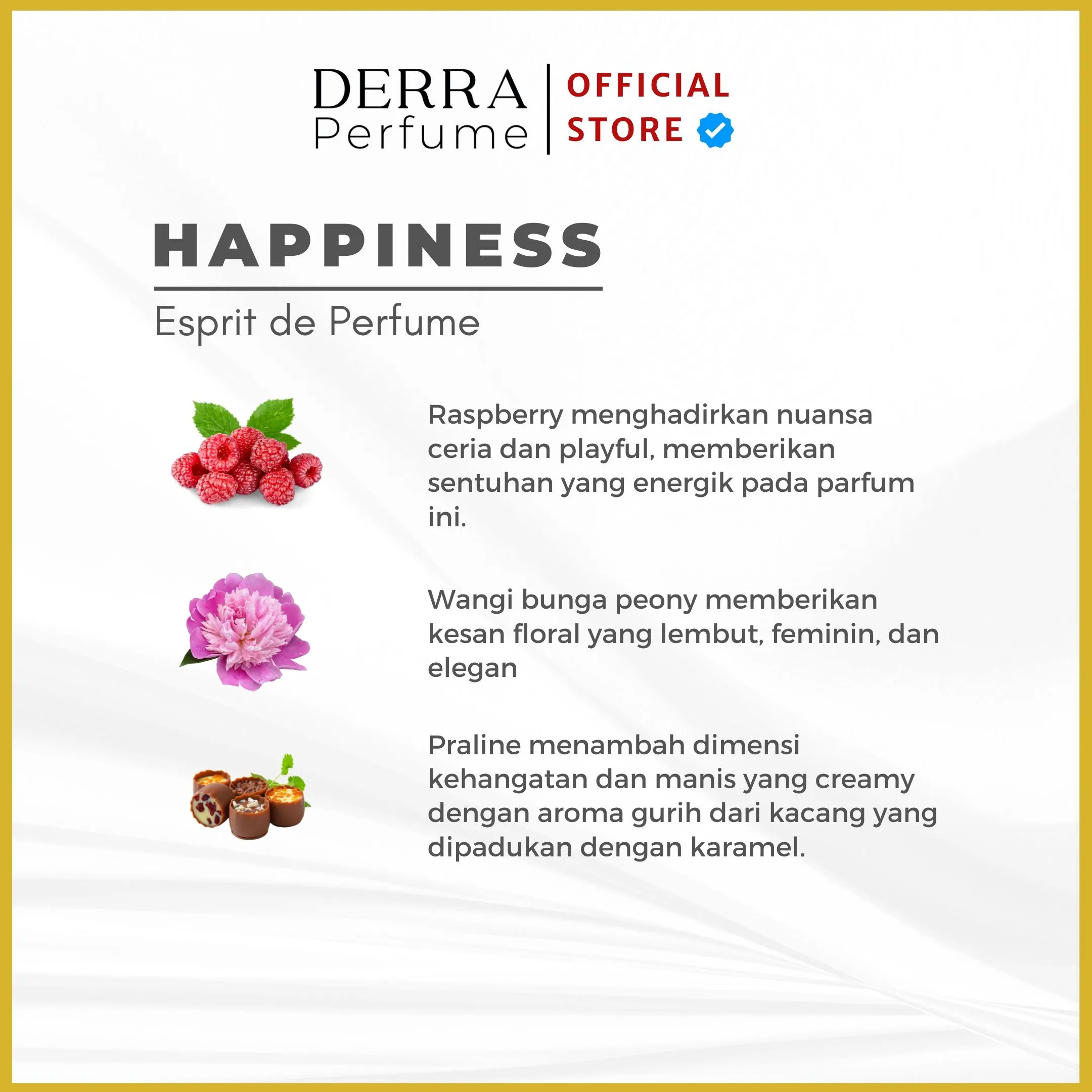 Happiness 30ml by Derra Perfume