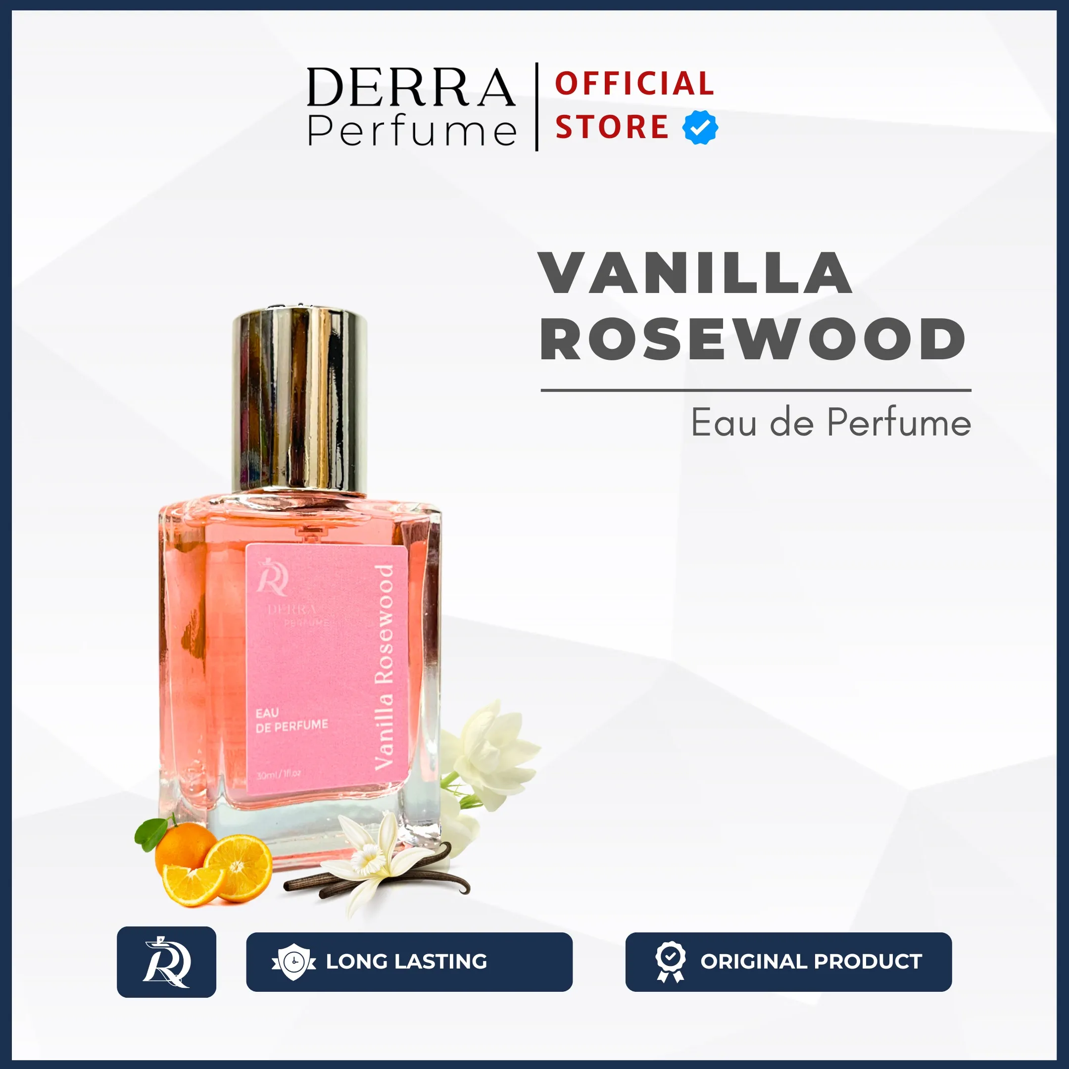 'Vanilla Rosewood by Derra Perfume | Eau De Perfume'